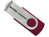 Super Talent SM Series 16GB Swivel Dual Channel USB Drive - (Super Talent: SMR-16GB)