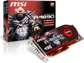 MSI Radeon HD 4890 850MHZ 1GB GDDR5 HDMI DVI Crossfirex PCI-E Video Card (MSI/MicroStar: R4890-T2D1G)