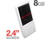 iRiver E100 2.4" White 8GB MP3 / MP4 Player (iRiver: 1E1008WHT)