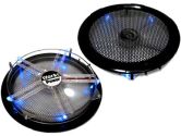 Works FN-250 250MM Black Silent Case Fan 820RPM 105CFM 20DB 4 Pin - Includes MESH Cover (Works: FN-250)