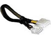 Works 8 Pin PCI-E to 8 Pin PCI-E Power Extension Cable Sleeved (Works: CB-PCIE8-EXT)