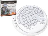 Wolfking Warrior USB FPS Gaming Keypad 52 Key White (Wolfking: KBWOLWV22388WT)