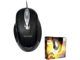 Wolfking Trooper Laser Gaming Mouse 7 Button 2200/1600/800 DPI USB Black (Wolfking: MSWOLTROOPERBLACK)