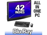 Allio 42 All-In-One HDTV Media Center PC - Intel Core 2 Duo E7200, 2GB DDR2-800, 500GB SATA II, Blu-Ray ROM/DVDRW, Wireless LAN, HDMI, 1080p, 2000:1, PVR Ready, Speakers, Vista Home Premium 32-bit (Visionman: ATVI-2G4542)