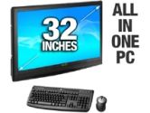 Allio 32 All-In-One Media Center HDTV PC - Intel Pentium Dual Core E5200, 2GB DDR2-800, 250GB SATA II, DVDRW, Wireless LAN, HDMI, 720p, 1200:1, PVR Ready, Speakers, Vista Home Premium 32-bit (Visionman: ATVI-1G4532)