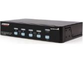 StarTech.com 4 Port High Resolution USB DVI Dual Link KVM Switch with Audio (Startech: SV431DVIUAHR)