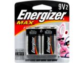 Energizer Max 9V Battery 2PK (Energizer: 522BP2)