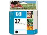 HP #27 Black Inkjet Cartridge (Hewlett Packard: C8727AC#140)