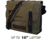 MobileEdge MECME9 Eco-Friendly Canvas Messenger - Fits Notebook PCs up to 16 (MobileEdge: MECME9)