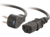 Cables To Go 27900 Universal Flat Panel Cord - 1.5ft (Cables To Go: 27900)