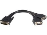 StarTech 8" LFH 59 Male to Dual Female VGA DMS 59 Cable (Startech.com Ltd: DMSVGAVGA1)