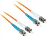 Cables To Go 37431 ST/ST Duplex 50/125 MultiMode Fiber Patch Cable - 2m, 6.56ft, Orange (Cables To Go: 37431)