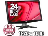 Acer G245Hbmid Black 24" 5ms Widescreen LCD Monitor Built-in Speakers (Acer: ET.FG5HP.001)