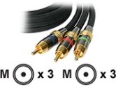 12FT PREMIUM COMPONENT RCA VIDEO CABLE (Startech Computer Products: CPNTHQ12)