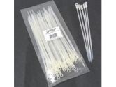 Cable Ties-8in-Natural-Simple to use; zip-n-snip (Cables To Go: 43041)