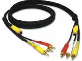 Video / audio cable - S-Video / composite video / audio - 4 pin mini-DIN;RCA - M (Cables To Go: 29153)