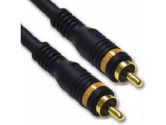 Audio cable - RCA - Male - RCA - Male - 25 feet - Blue - Shielded (Cables To Go: 29117)