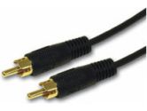 Value Series  - Audio Cables - RCA - Male - RCA - Male - 6 feet - Black (Cables To Go: 03167)