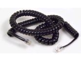 COILED HANDSET CORD RJ11M/RJ11M 12 BLACK (Belkin Corporation.: F8V101-12-BK)