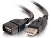 3M USB A/A EXT CBL BLK (Cables To Go: 52108)