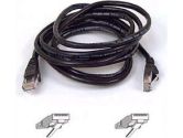 5FT CBL PATCH CAT5E UTP 4PR RJ45M BLK SNAGLES (Belkin Corporation.: A3L791-05-BLK-S)