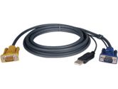 19IN CBL KIT KVM SWCH USB HD15 FOR B020 B022 SERIE (Tripp Lite: P776-019)