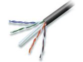 1000FT CBL CAT6 SOLID PVC BULK 4PAIR 24AWG BLK (Belkin Corporation.: A7L704-1000-BLK)