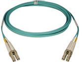 50M CBL 10GBASE DUPLX MM 50/125 AQUA FIBER LC/LC (Tripp Lite: N820-50M)