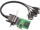 4PT RS-232 BRD DB25 CBL I UNIV PCI BUS 921.6 KBPS (MOXA TECHNOLOGIES INC: CP-104EL-DB25)