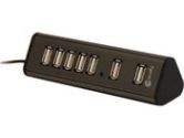 MINI 7 PORT USB 2.0 HUB WITH AC ADAPTOR (Mace Group, Inc.: TRIHUB7)