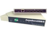 ANYWHEREUSB TS4 RS-232 RJ-45 ETH HUB (Digi International: AW-TS-44)