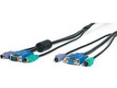 6FT BLK PC99 3IN1 CONS EXTENSION CABLE (Startech Computer Products: 3N1PSEXT6BK)