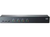 4 x 1 - 4 x Keyboard/Mouse/Video - Analog KVM Switch (Hewlett-Packard: AF611A)