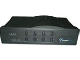 CONNECTGEAR SWT MU4 4PORT USB KVM SWITCH KB MS MONITOR WITH CABLE KITS RETAIL (ConnectGear: MU4)