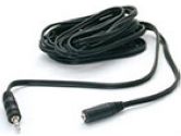 PC Speaker Extension Cable - Phono 35 mm  - 12 ft - Black (Startech Computer Products: MU12MF)