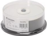 25PK BD-R 25GB 2X WHT INKJET PRINTABLE SPINDLE (Verbatim Corporation, Inc: 96661)