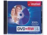 8X DVD+RW 4.7GB 1 PACK STD JEWEL (Imation Corp.: 17347)