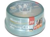 MEMOREX CD-R80 20 PK SPINDLE (Imation Corp.: 32024732)