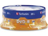 Verbatim DVD-R 4.7 GB 16x - spindle - storage media (Verbatim Corporation, Inc: 95058-4X25PK)