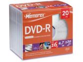 DVD-R 4.7GB 20PK SLIM (Imation Corp.: 32025707)