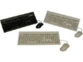 KEYTRONIC KB+MC KT800U2M10PK KEYBOARD+OPTICAL MOUSE USB ROHS BLACK BULK (KeyTronicEMS CORPORATE: KT800U2M10PK)