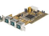 3 PORT LOW PROFILE PCI 12V (Startech Computer Products: PCI312PUSBLP)