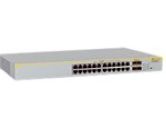 LAYER 2 SWTCH PLUS 4 SFP W/24-10/100/1000BASE-T P (Allied Telesyn, Inc: AT-8000GS/24POE-10)