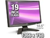 Acer X183H Bb Black 18.5" 5ms Widescreen LCD Monitor (Acer: ET.XX3HP.B01)