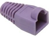 BYTECC Purple Color Snagless Boots for RJ45, 50-Pack (BYTECC INC: C6BOOT-P)