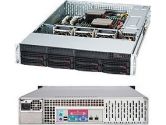 Supermicro CASE CSE-825TQ-563LPB 2U 560W BLACK 8X3.5SAS SATA SLIM DVD RETAIL (Supermicro: CSE-825TQ-563LPB)