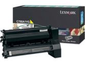 Lexmark Return Program Yellow Toner Cartridge - Laser - 6000 Page - Yellow (Lexmark: C780A1YG)