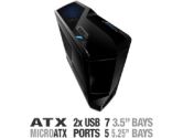 NZXT PHANTOM ATX FULL TOWER NO PS 5 0  BAY USB BK STEEL NO LED BLACK INTERIOR