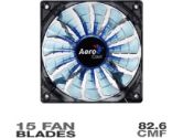 Aerocool Shark 120mm Blue Edition Fan - 82.6CFM, 2 Modes, 15 Fan Blades, Blue LED (AeroCool: Shark 120mm Blue)