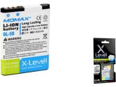 Momax X-LEVEL BL-5B Battery 900MAH for Nokia N80/6120C/5320XM (Momax: BANO3230XL)